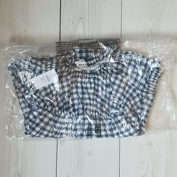 NWT Gap baby navy gingham print dress (size 12-18 mo) - Picture 4 of 13